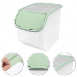 1pc Clamshell Rice Storage Box Large-capacity Snack Organizer Containing Box