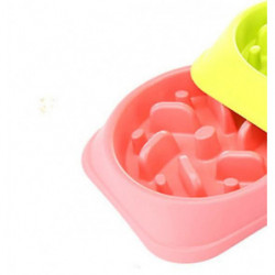 Anti-slip Maze Pet Food Bowl Promotes Healthy Diet And Slow-pink Digestion