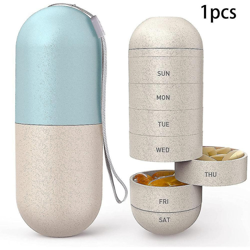 Portable 7 Days Pill Box, Large Capacity Jewelry Pill Storage Box Waterproof And Moistureproof, Environmentally [...]
