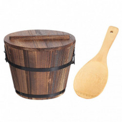 1pc Restaurant Hotel Sushi Bucket Household Kitchen Food Storage Bucket With Lid