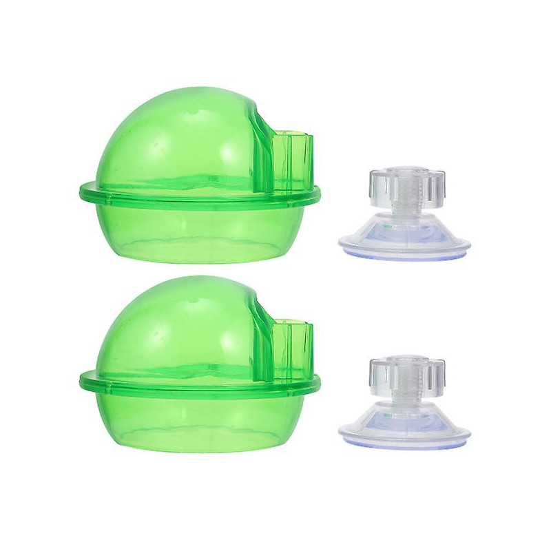 2pcs Reptile Feeders Anti-escape Lizard Food Container Crawling Pet Feeding Tool