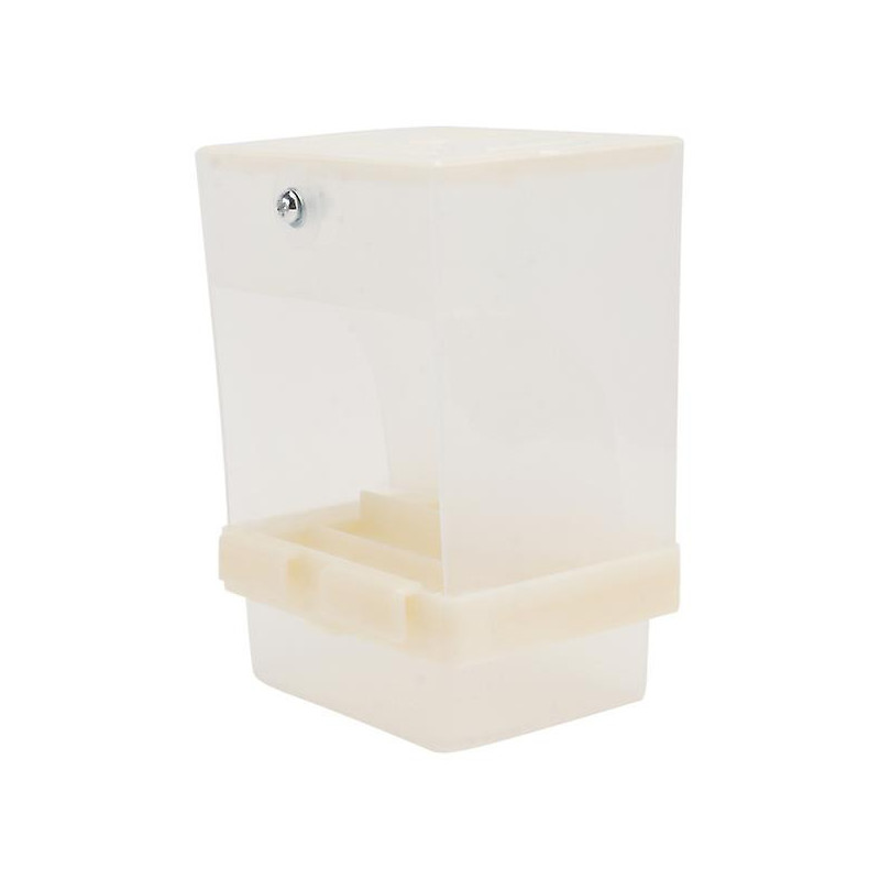 1pc Anti-splash Bird Food Dispenser Pet Bird Food Feeder Bird Food Container