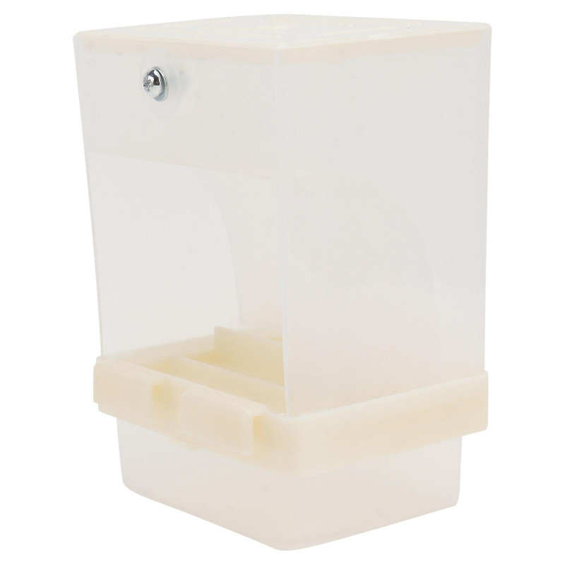 1pc Anti-splash Bird Food Dispenser Pet Bird Food Feeder Bird Food Container