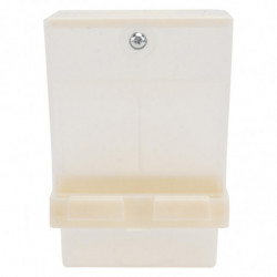 1pc Anti-splash Bird Food Dispenser Pet Bird Food Feeder Bird Food Container