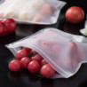 Sacs hermétiques pour réfrigérateur scellé Transparent de qualité alimentaire réutilisable Lavable Frais-conservation