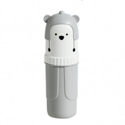 Cartoon Bear Mouthwash Cup With Lid Dustproof Storage Box Container