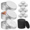 1 Set Dog Training Scent Tins Metal Storage Cans Pet Scent Training Containers with Magnetic Dots