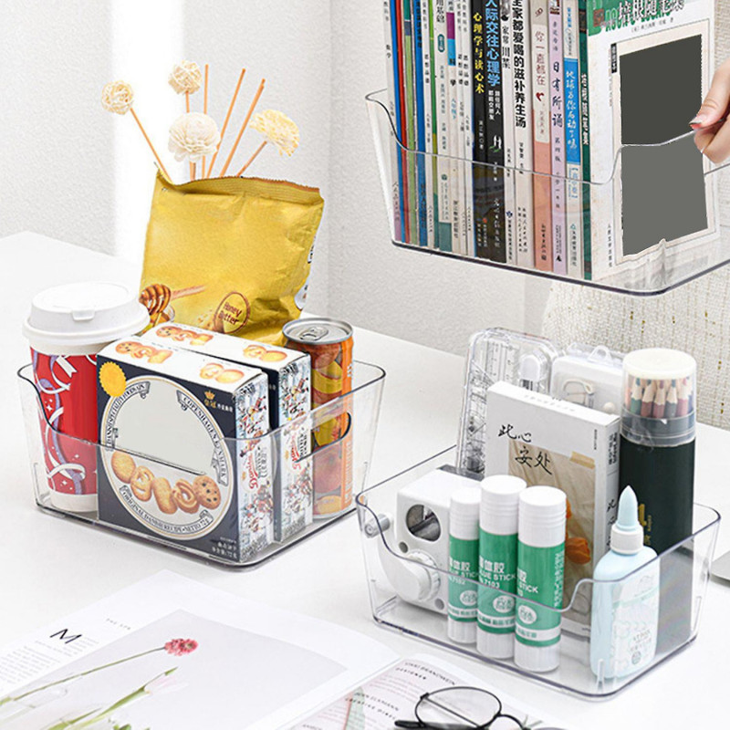 Storage Box Large Caliber Plastic Space Saving Practicability Storage Holder Household Supplies