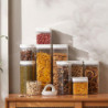 Grain Storage Box Strong Sealing Silicone Bottles Jars Grain Organizer Kitchen Gadget