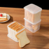 Food Storage Box Large Capacity Reusable Good Sealing with Lid Visible Dustproof Transparent Bread S