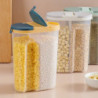 Large Capacity Food Canister Space-saving PP Durable Cereal Grain Storage Jar Kitchen Tools