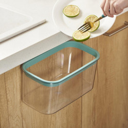 Garbage Container Easy Clean Transparent Hanging No Smell Reassuring Organizer PET Wall-mounted Tras