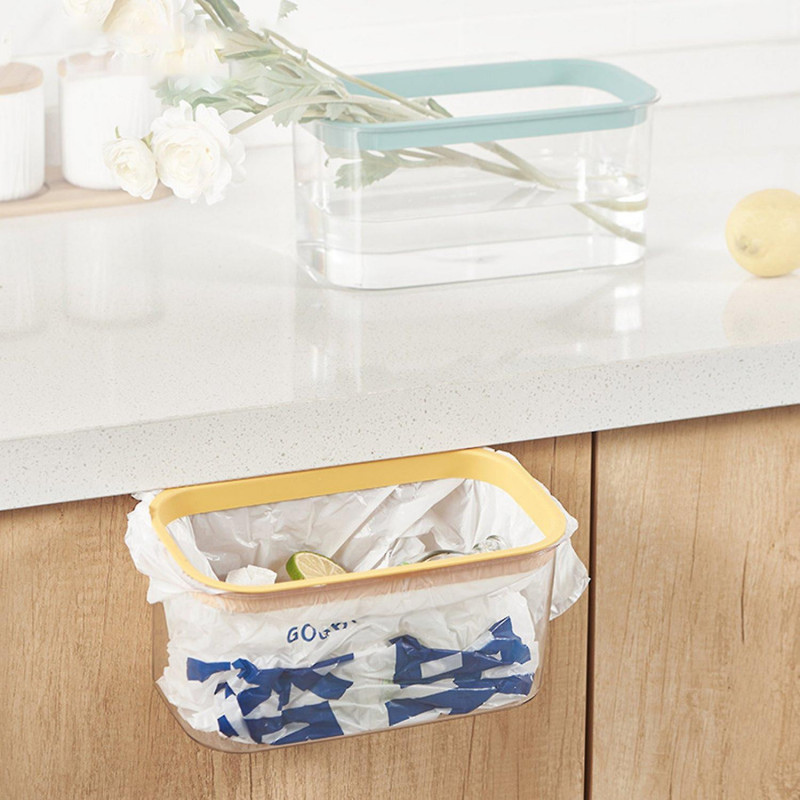 Garbage Container Easy Clean Transparent Hanging No Smell Reassuring Organizer PET Wall-mounted Tras