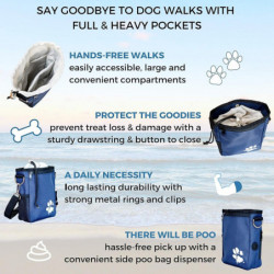 Pet Impact Dog Treat Pouch, Dog Walking Bag for All Your Essential Items, One of a Kind Eco-Friendly Treat Bag - [...]