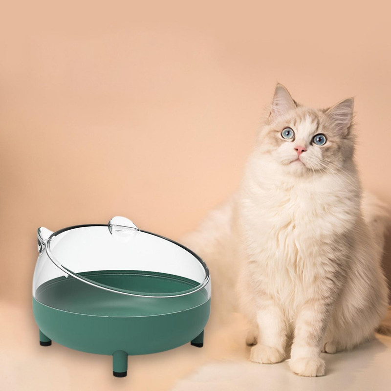 Dog Food Container Dual-use Large Capacity PP Four Corner Cat Ear Healthy Feeding Bowl for Kitty Dog Food Container Dual-use Large Capacity PP Four Corner Cat Ear Healthy Feeding Bowl for Kitty