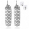 Wabjtam Plastic Bag Holder-2 Pack Wall Mounted Grocery Bag Holder Dispenser Trash Organizer For Kitchen Shopping