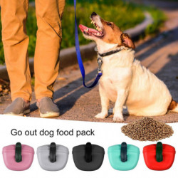 650ml Dog Treat Bag with Magnetic Closure Waist Clip Large Capacity Pet Dog Portable Training Waist