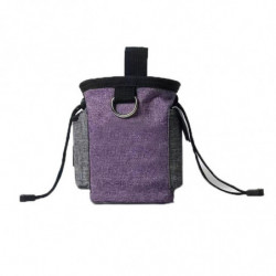 ZHOUBA Dog Treat Pouch Portable Large Capacity Pet Dog Training Food Storage Waist Bag Pet Supplies