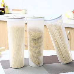 Food Sealed Jar Transparent Reused Minimalistic High Capacity Storage Plastic Clear Body Grain Stora