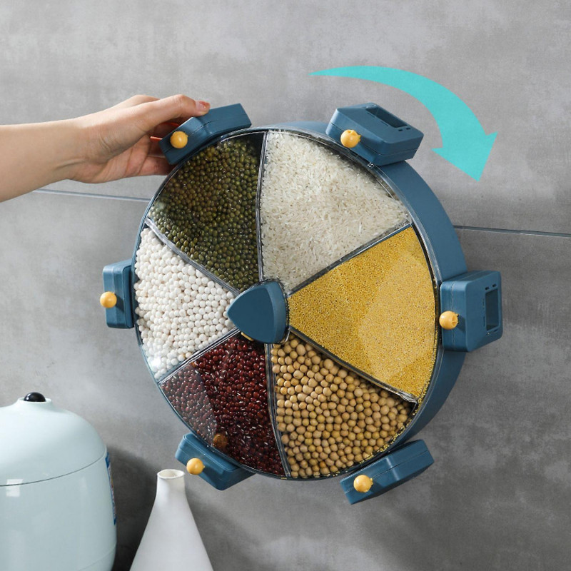 Rice Bucket Creative Convenient Large Capacity Cereal Container Grain Storage Box for Home