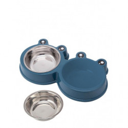 Cat Pet Supplies Double Dish Boire Nourrir la maison Durable Nourriture Water Dog Bowl