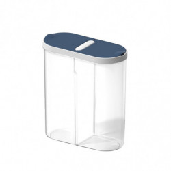 Stackable Food Storage Tank with Partition PP Grain Storage Box Kitchen Gadget