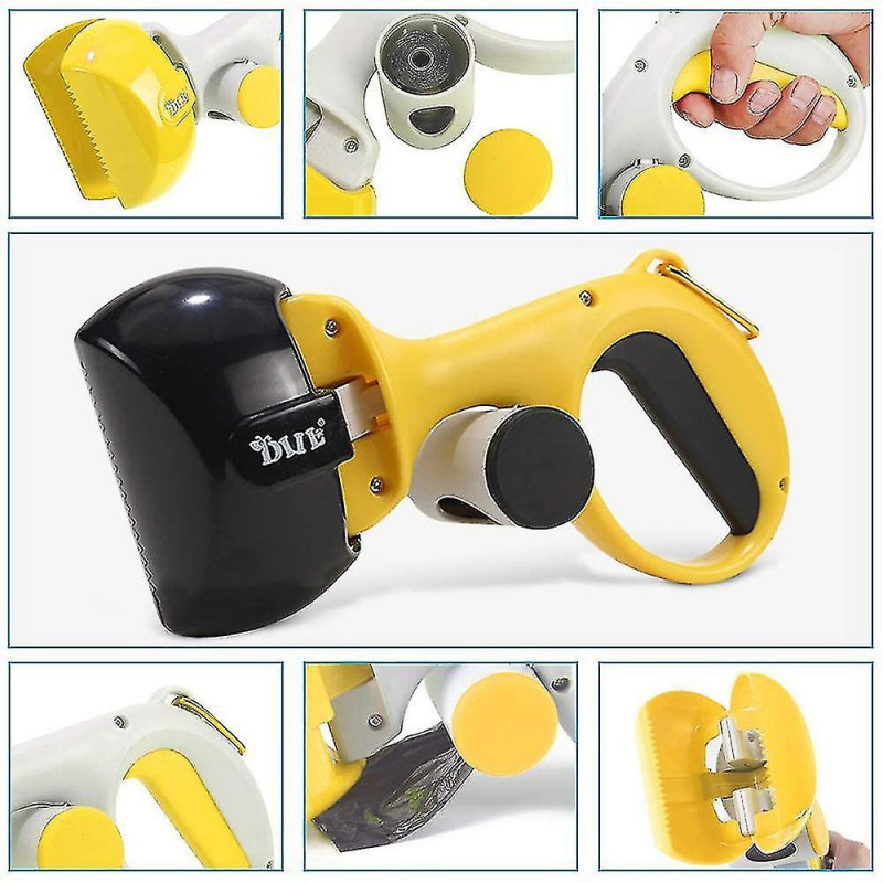 Dog Dung Scooper Collector Dog Poop Pickup Grapple Jaw For Pet Exterio