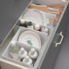 Storage Box Food Grade Space-saving PP Universal Desktop Makeup Organizer Household Supplies