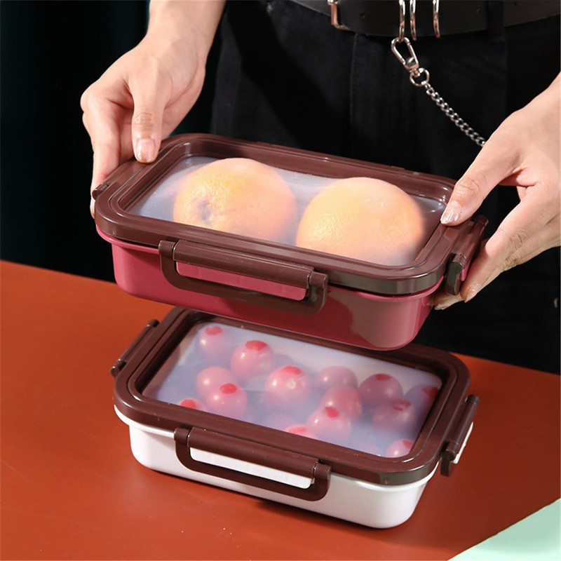 Sealing Food Storage Box Collapsible Silicone Fresh-Keeping Stable Food Container Household Supplies