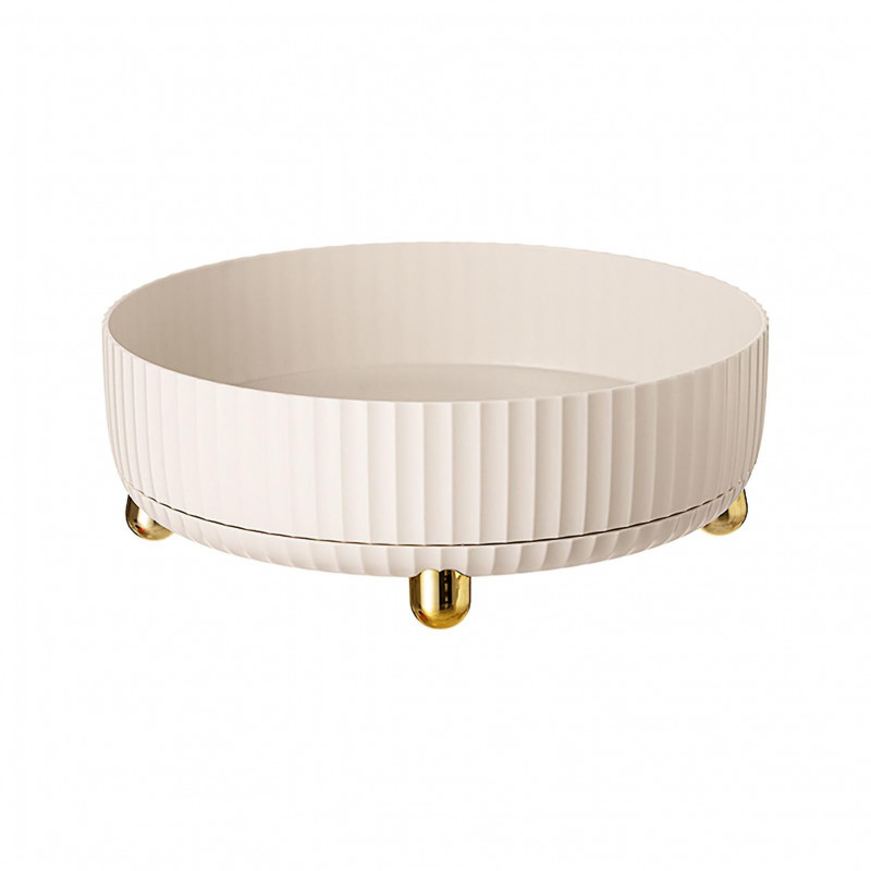 Assaisonnement de cuisine Boîte de rangement rotative Matériel plastique durable Plateau de grande capacité pour [...]