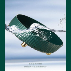 Assaisonnement de cuisine Boîte de rangement rotative Matériel plastique durable Plateau de grande capacité pour [...]