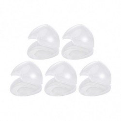 5pcs Portable Bébé Bébé Toddler Sucette Cas Boîte de stockage étanche à la poussière Conteneur