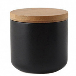 Whole Grain Storage Box Kitchen Storage Jar Food Sealed Jar,black S