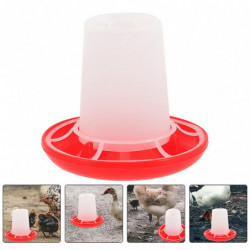 Chick Feeder Portable Poultry Feeder Chickens Duck Geese Food Container