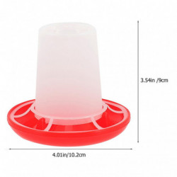 Chick Feeder Portable Poultry Feeder Chickens Duck Geese Food Container