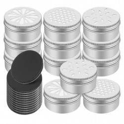 1 Set Dog Training Scent Tins Metal Storage Cans Pet Scent Training Containers with Magnetic Dots