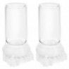2pcs Home Fourmi Alimentation en eau Boîtes d’alimentation de fourmis transparentes Récipients d’alimentation de fourmi