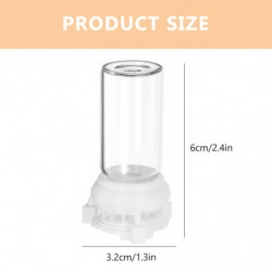 2pcs Home Fourmi Alimentation en eau Boîtes d’alimentation de fourmis transparentes Récipients d’alimentation de fourmi