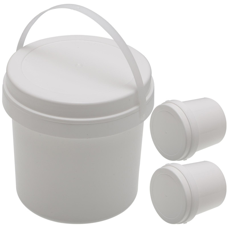 3pcs Toy Organizers Candy Buckets Foods Snacks Containers Table Sundries Storage Bucket(1L)