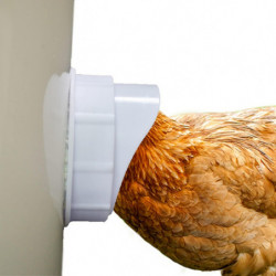 Diy Chicken Feeder Rain Proof Poultry Feeder Port Gravity Feed Kit For