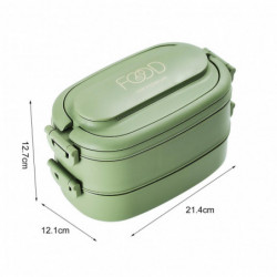 1550ml Fresh-keeping Lunch Container Handheld Pp Portable Sealed Bento Lunc