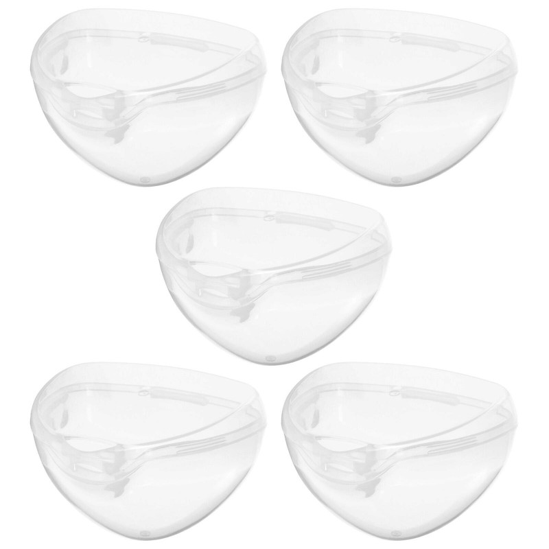 5pcs Portable Bébé Bébé Toddler Sucette Cas Boîte de stockage étanche à la poussière Conteneur