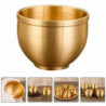 Brass Wine Cup Multipurpose Round Cup Wine Container for Home (Golden)