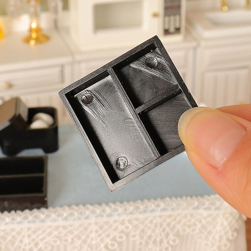 1Set 1:12 Dollhouse Miniature Lunch Box Sushi Fresh Keeping Box Kitchen Model