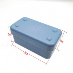 1pc Nouvelle boîte endo en plastique dentaire avec une règle pour les fichiers Dental Endo Container