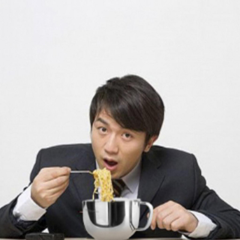 Stainless Steel Noodle Bowl With Lid Handle Leak-proof Food Container Rice Soup