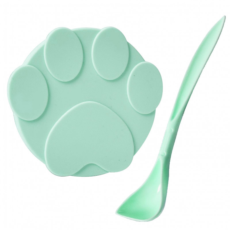 Accessories Feeder Dog Cat Portable With Spoon Tin Cap Universal Pet Can Lid