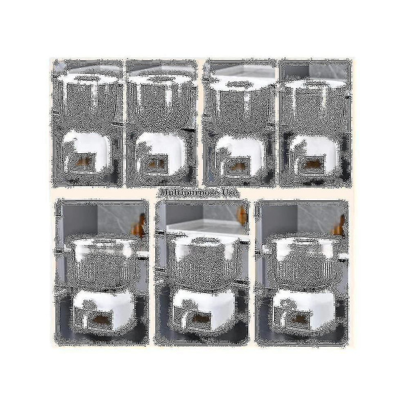 10kg Kitchen Nano Bucket Insect-proof Moisture-proof Sealed Rice Bucket Grain Pet Food Storage Cont