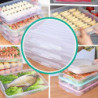 Four Layer Dumpling Boxes Storage Tray Food Container Box To Keep Freeze Dumpling Storage Plastic B