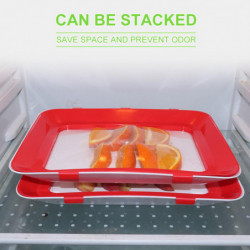 Fresh Keeping Food Storage Case Large Capacity Dust-proof Strong Load-bearing Preservation Tray Fresh Keeping Food Storage Case Large Capacity Dust-proof Strong Load-bearing Preservation Tray